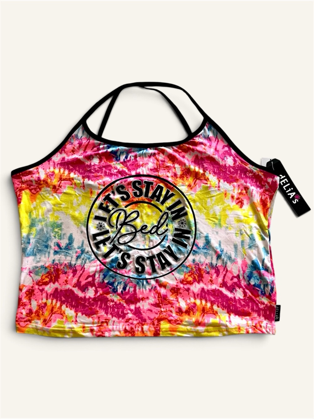 NWT! dELiA*s Criss Cross Strap Tie Dye Cami Tank Top Sz: XL
